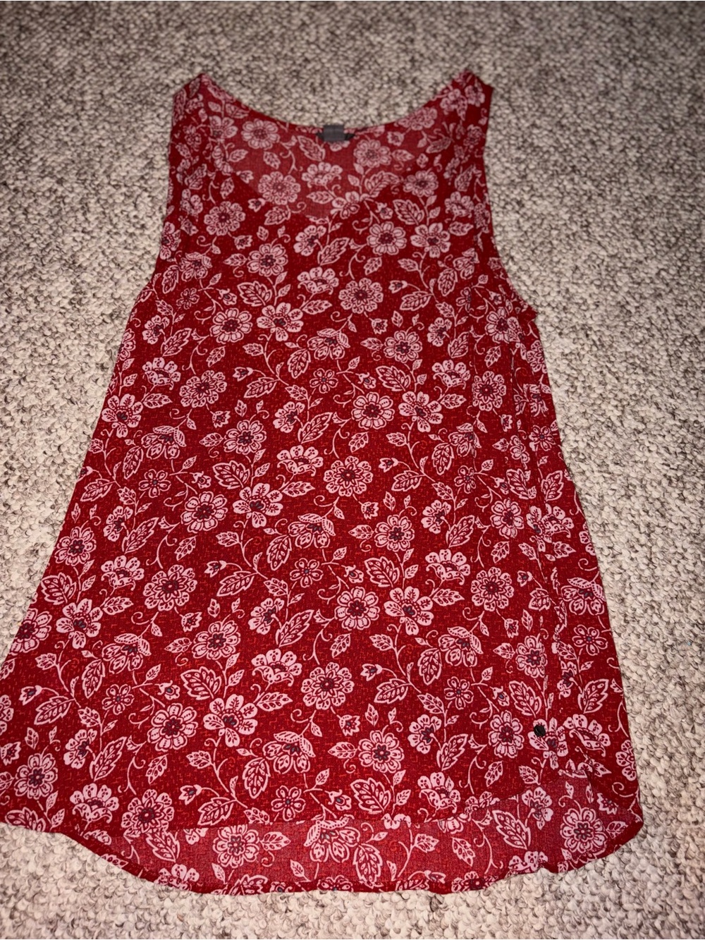 Women’s Floral Tank size Tall large